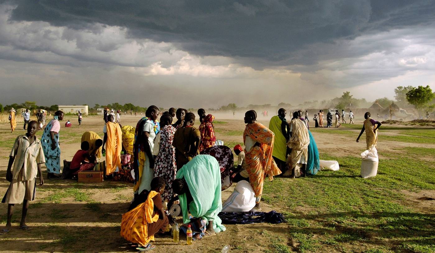 Etelä-Sudanissa on monia maan sisäisiä pakolaisia, jotka saavat hätäapua YK:lta. Kuva: YK-kuva/Tim McKulka.