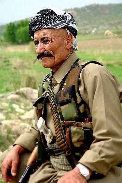 PKK-puolueen jäsen Irakin kurdialueella. Kuva: James Gordon/Wikimedia Commons